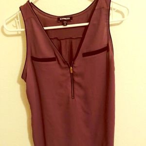 Express brown top